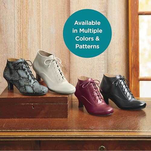 Masseys Women's Sam Lace-Up Leather Bootie4