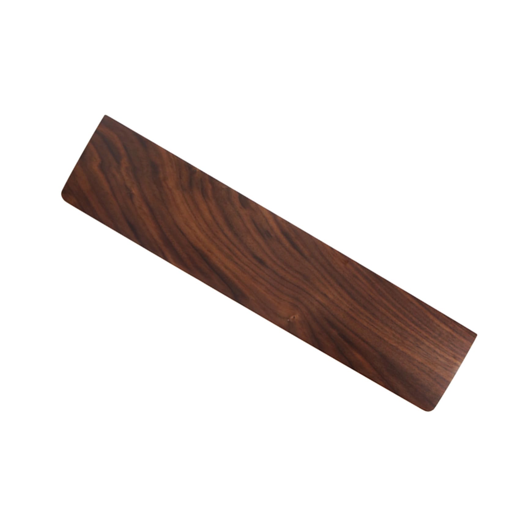 Veemoon Handgelenkauflage aus Nussbaumholz für Tastaturen 440mm Ergonomisch mit Natürlicher Holzstruktur und Schmerzlindernder Unterstützung Am Arbeitsplatz
