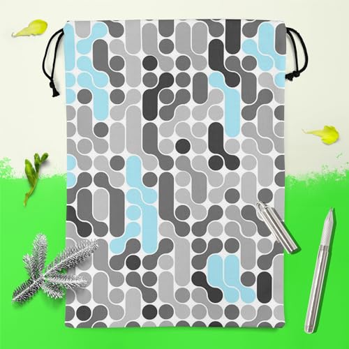 Image of ArtzFolio Abstract Geometric D2 | Reusable Sack Bag | Bag for Gym, Storage, Vegetable & Travel