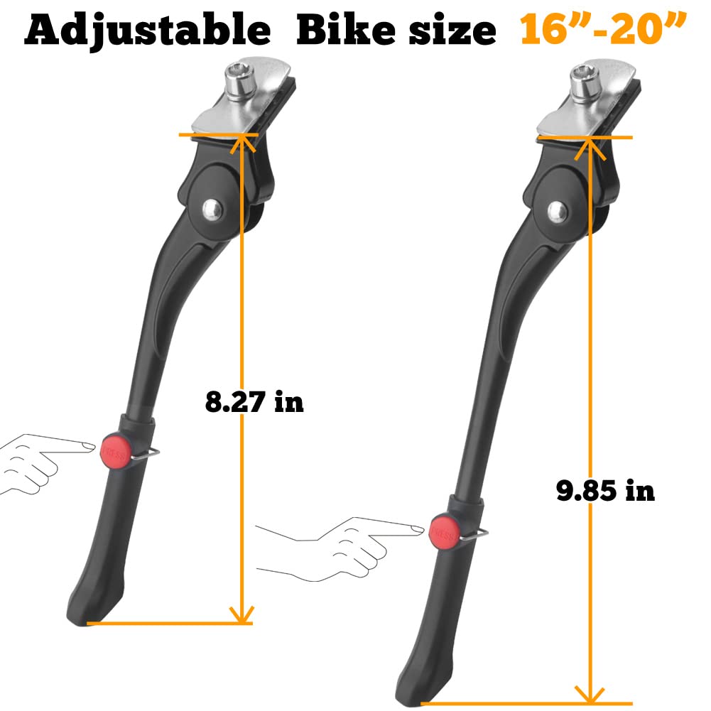 Leichter Fahrradständer Für Kinderfahrräder 16–20 Zoll – Verstellbar Aus Alu, In Rosa, Einfach Montierbar