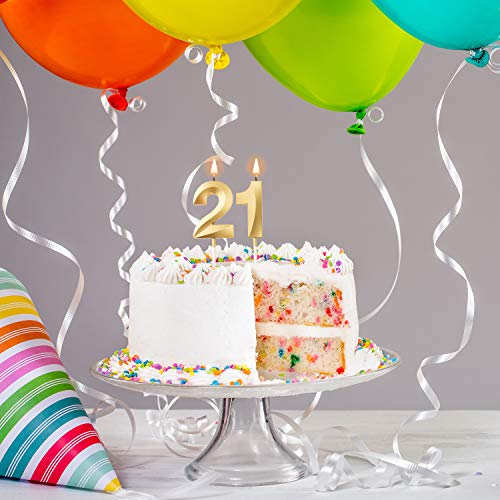 image for BBTO Birthday Candles Numeral Candles Cake Topper Decoration for Birth