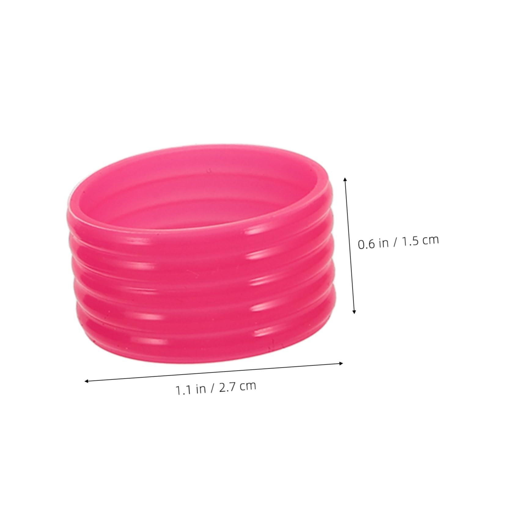 Happyyami 8 Pcs Reusable Silicone Racket Grip Rings Convenient Overgrip Protector for Tennis and Badminton Non Slip Design Easy Installation Durable and Elastic for Intense Games