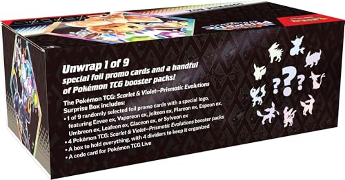 Image of Pokemon TCG Scarlet & Violet 8.5 Prismatic Evolutions Surprise Box