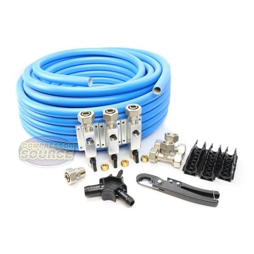 M7500 RapidAir MaxLine 3/4" Compressed Air Tubing Commercial / Shop Piping Kit