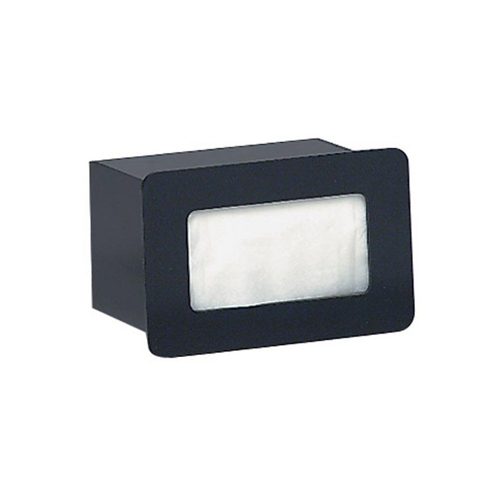 Dispense-Rite FMN-2 Built-In Napkin Dispenser, 3-3/4" H x 6-1/2" W Folded, Black Acrylic, 5-1/4" H x 8-1/2" W x 5-1/2" D