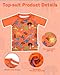 ALVABABY Baby Swimsuit,Infant Toddler Bathing Short Sleeve Swimwear,Baby Reusable Swim Diaper with Matching Top for Boy Girl SWCJ15