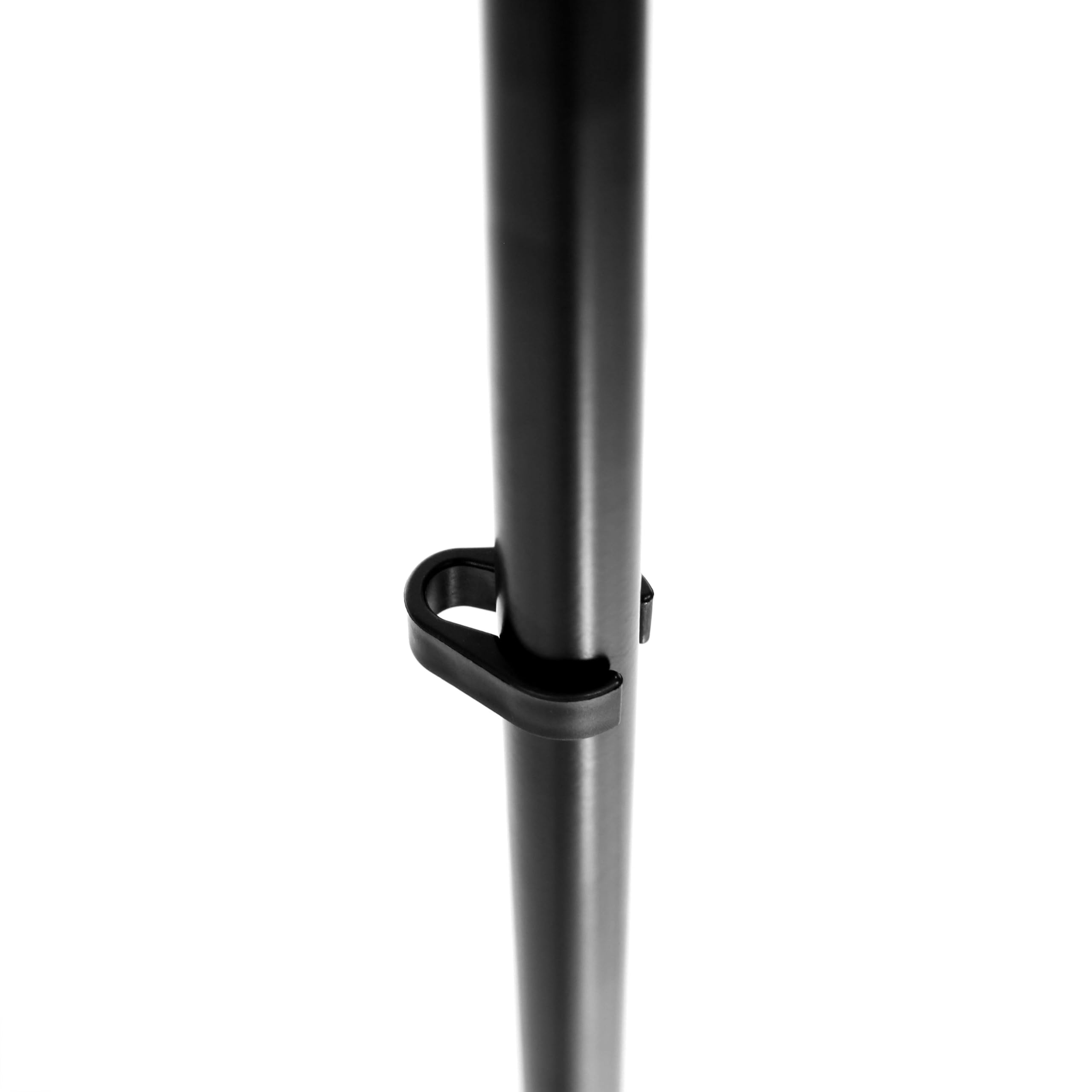 Pied de Micro Perche économique Noir. Plugger Studio PDM Eco Trépied Robuste et Stable. Pliable. Stand Micro réglable en Hauteur 95 à 165cm. Perche 80cm. Filetage : 3/8" + Adaptateur 5/8".