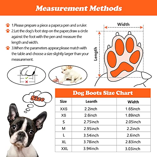 Urbest Dog Shoes, Warm Dog Boots, With Warm Inner Lining, Reflective Durable Cotton Paw Protectors, For Snow Winter Outdoor Booties Pet Paw Protector For Small Medium And Large Dogs (Blue, S) #TOP1