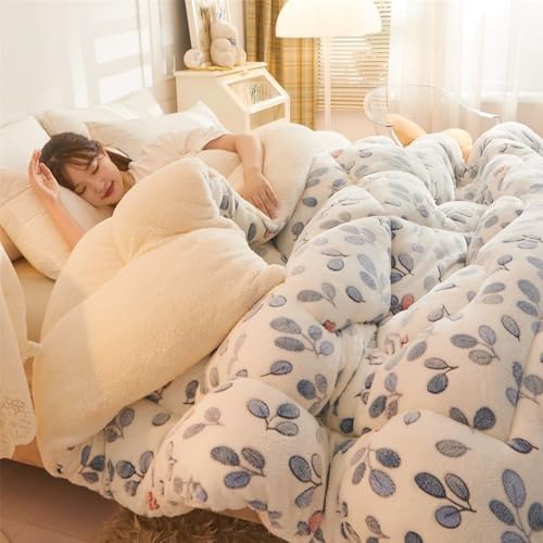 XHCTNN Colcha Blanca Cama 150 Espesado - Colcha Cama 150 Invierno - Suave Y Pegajoso Colcha Edredon Cama 150(B,200 * 230cm/6.0kg)
