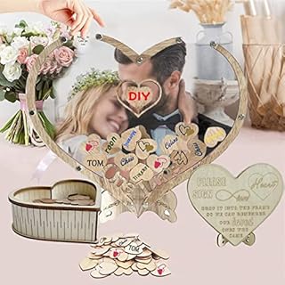 Wedding Guest Book, Wedding Wooden Hearts, Alternative Wedding Decoration, 80 Hearts for Writing on, Rustic Gift, Wedding, Anniversary, Christening, Birthday, Baby Shower