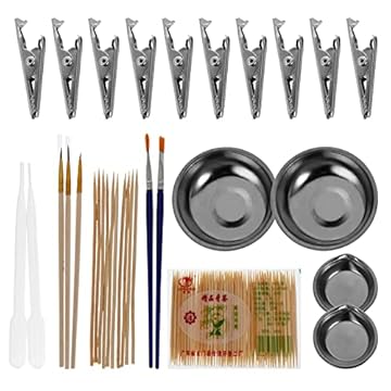 Capa do livro EXCEART Conjuntos de Kit de Ferramentas de Pintura Modelador 2 Passatempo Pintura Edifício Clips Escova Conta- Gotas Caneta Placa Ferramentas de Modelagem para Artes E Ofícios Modelos de