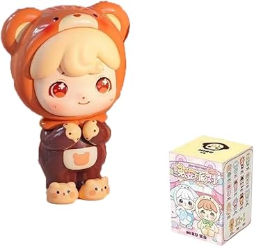 Aven Rabbit MIRU Good Night Party Series Blind Box Action Figures Mystery Box Cute Random Toys Birthday Collectible Toy for Desktop Ornaments, 1PC