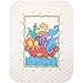 Dimensions Stamped Cross Stitch 'Noah's Ark' DIY Baby Quilt, 34" x 43"