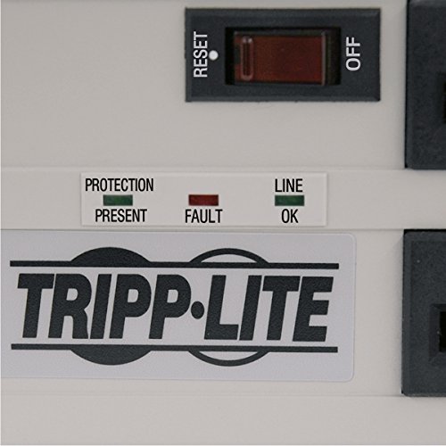 Tripp Lite Isobar6Ultra Isobar 6 Outlet Surge Protector Power Strip, 6Ft Cord, Right-Angle Plug, Metal, Lifetime Limited Warranty & $50,000 Insurance White #TOP1