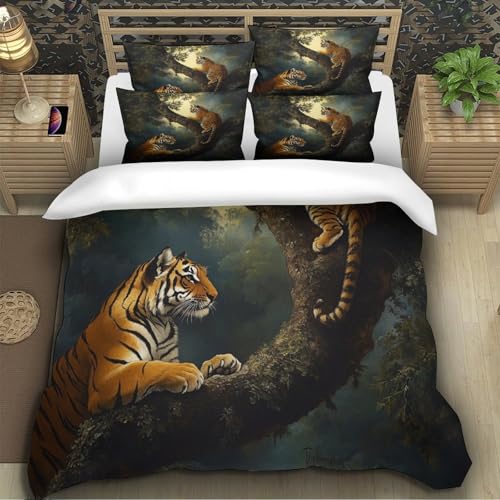 Housse de couette chien surfeur fermeture éclair parure de lit anti plis
