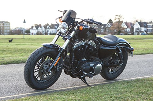 Dart Piranha Flyscreen (Black) parabrezza moto