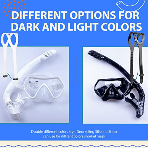 Universal Silicone Replacement Mask Strap, Scuba Mask Straps Head Band miniatura 4