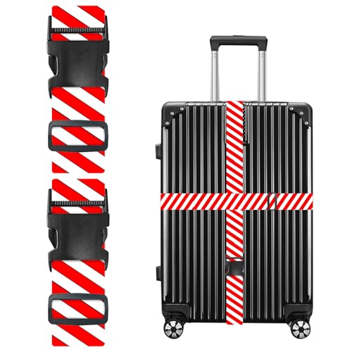 Image of Nuxovilar Luggage Straps Set for Suitcase 1.96x90.5in Polyester