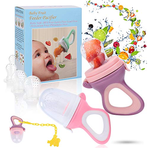Baby Fruit Feeder Pacifier - Baby Food Feeder - Fresh Food Feeder