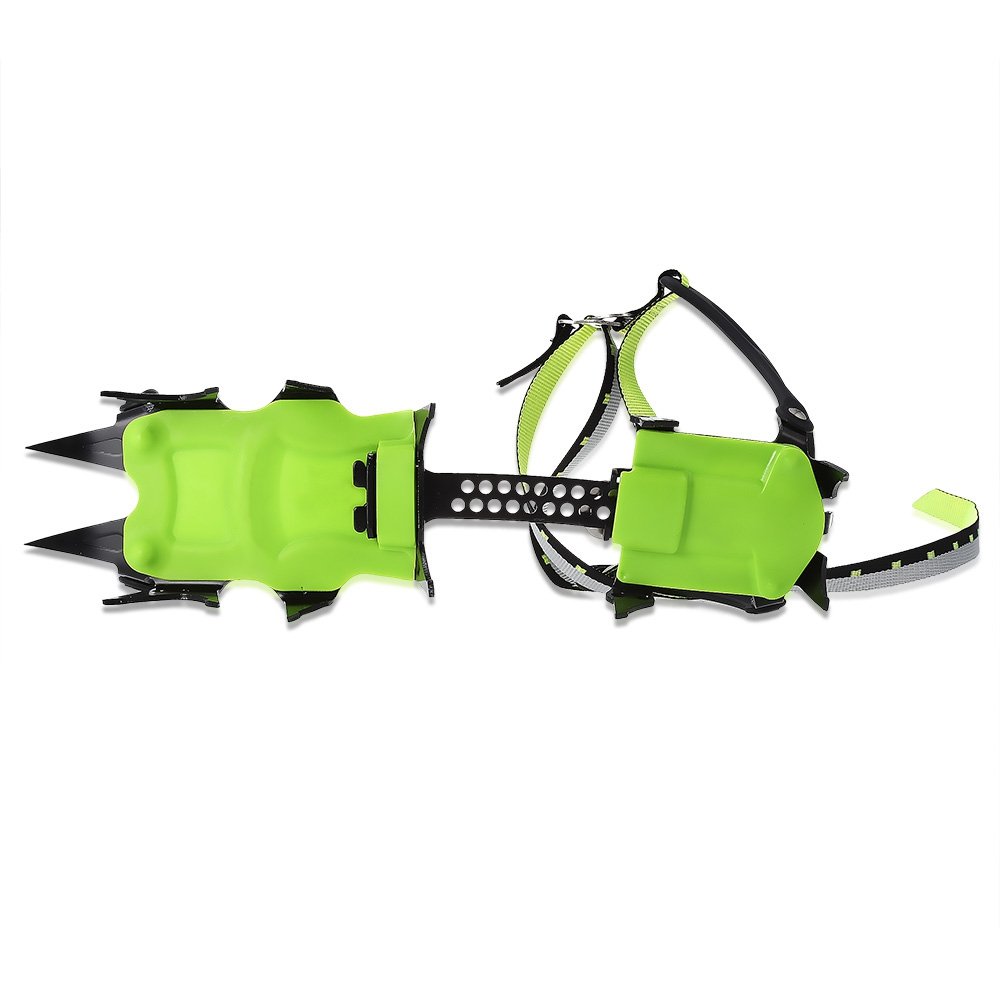 BRS-S1A Paire de 14 Crampons dentaires Ski Ice Snow Cleats Anti Slip Walking Randonnée en Hiver (Dents Longueur 1.57 ")