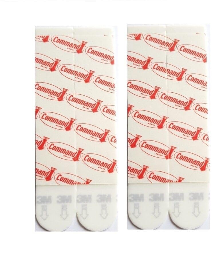 UKDeals Direct UKDD® Command 17023P-ES - Tiras De Recambio Para Montaje (10 Unidades, 2 Paquetes = 16 Tiras Adhesivas), Color Blanco