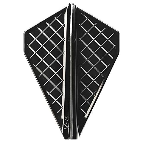 コスモダーツ(COSMO DARTS) Fit Flight Pro Dart Flights V-3 Black Cover