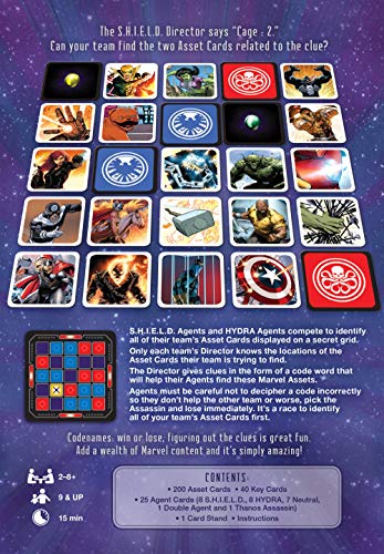 image for USAopoly Marvel Codenames | Based On The Hit Social Word Game Codename