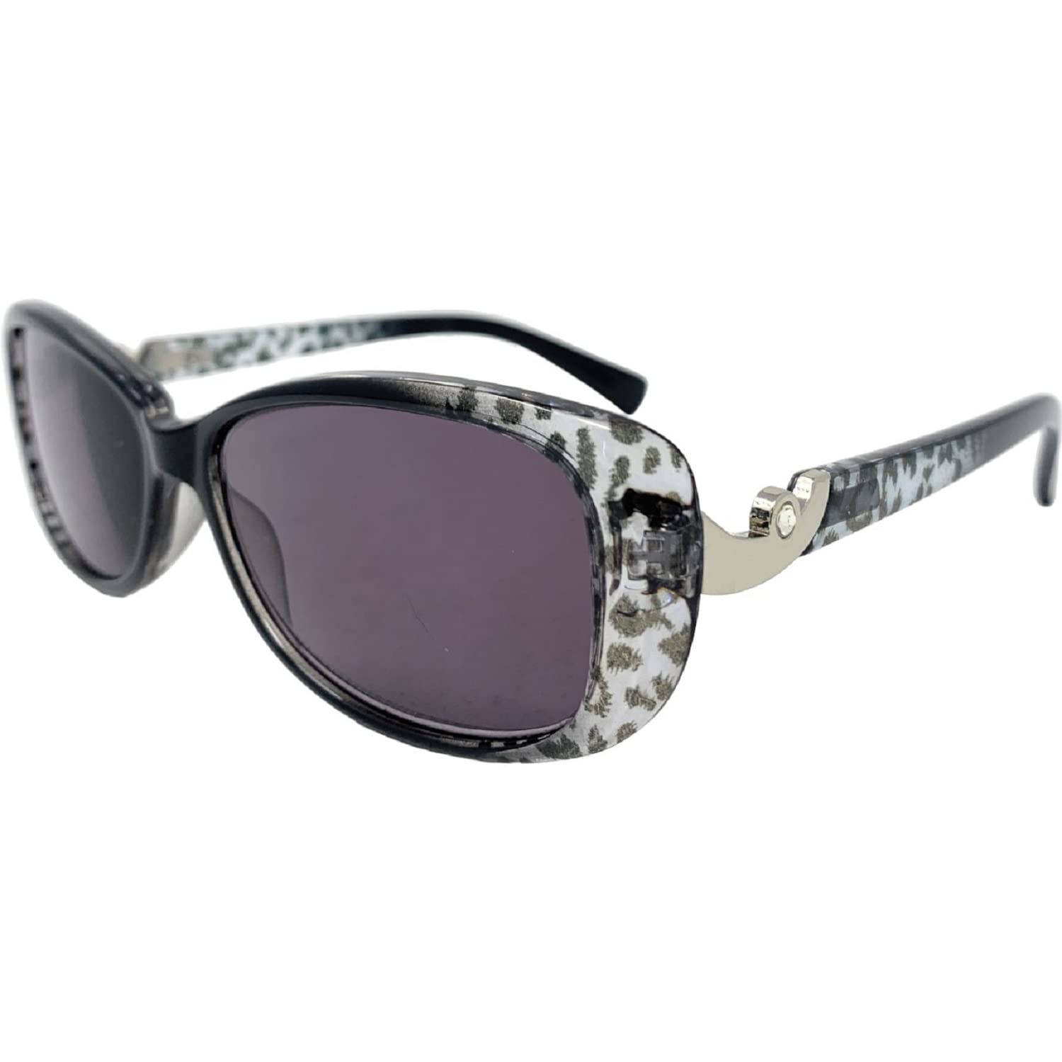 Incredible Bargains The Serengeti Reading Sunglasses, Fashion Tinted Sun Readers + 2.50 Black