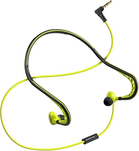 SBS Oreillette avec Arceau rétro pour Courir en Toute Transparence, avec Jack 3,5 et Bouton de réponse, Compatible avec Tous...