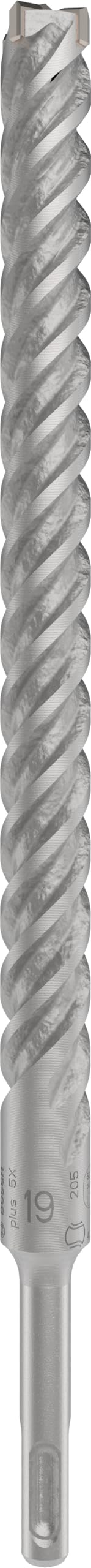 Bosch 1x PRO SDS plus-5X Hammer Drill Bit (for Reinforced concrete, Concrete, Ø 19,00 mm, Professional Accessory Rotary Hammer Drill)