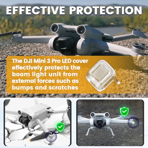 Image of 2-Pack Back Arm LED Cover fits for DJI Mini 4 Pro Drones,Spare Part as Replacement for DJI Mini 4 Pro