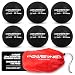PowerNet LG Weighted Hitting and Batting Training Ball (6 Pack) (20 Oz - Black)