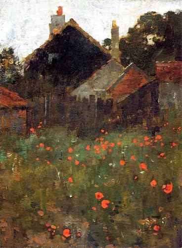 Cuadro para salón de Willard Leroy Metcalf: transforma tu hogar con este gran lienzo de 60x90cm