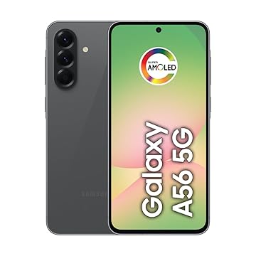 Smartphone Samsung Galaxy A56 5G 256GB, 8GB RAM, Câmera 50MP, IP67, Super AMOLED 6.7", Recursos AI, Preto