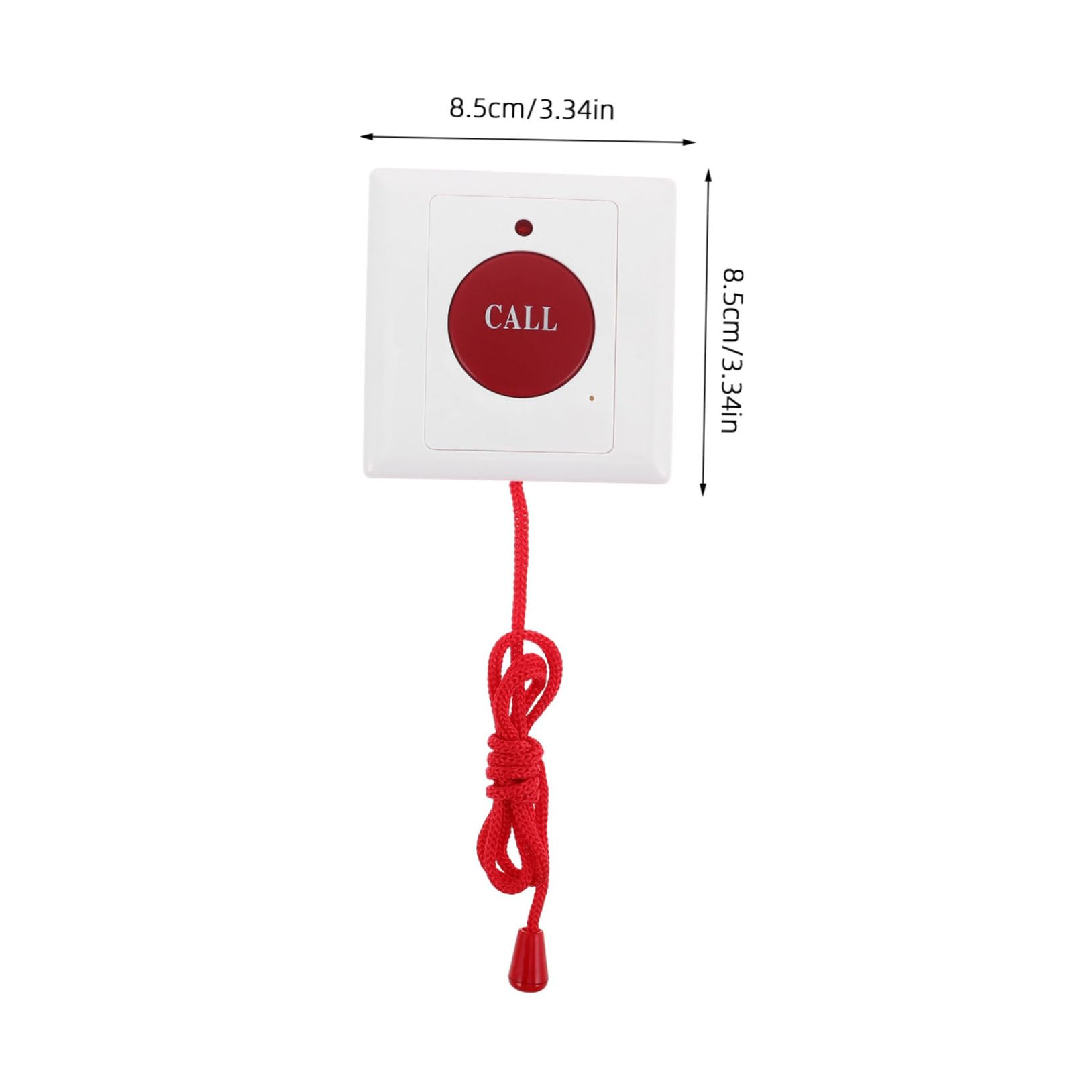 KOMBIUDA Home Safety Device Disabled Emergency Call Elderly Call Bell Two Alarm Buttons