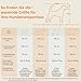 Yaheetech Hundekäfig Möbel mit Hundedecke & 2 Türen, Hundebox für Zuhause, Moderne Hundehütte Indoor, Hundebox Holz für Wohnzimmer, 96x65x68 cm, Braun