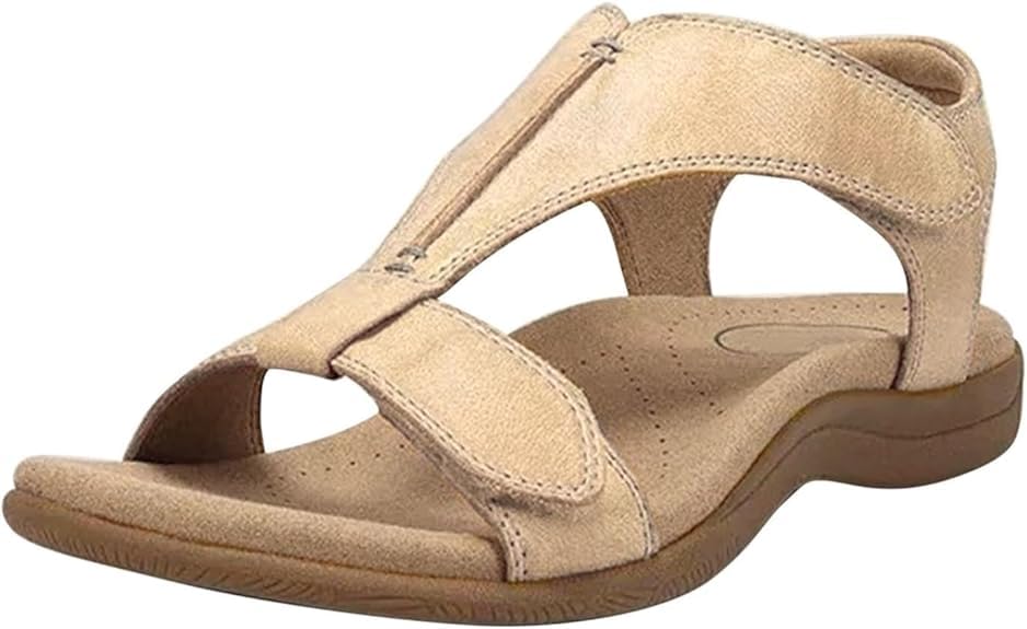 Orthowalk Womens Sandals,2025 New Summer Leather Sandals Women,Comfortable Casual Walking Sandal with Arch Support4