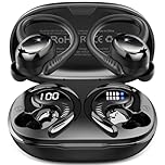Wireless Earbuds Sport, 2026 Bass 3.0-Stereo Bluetooth 5.4 Headphones Ear Buds, 4 ENC Noise Cancelling Mic Earphones, 50+Hrs USB-C IP-X7 Waterproof Headset in Ear Android iOS for Running Workout Gym