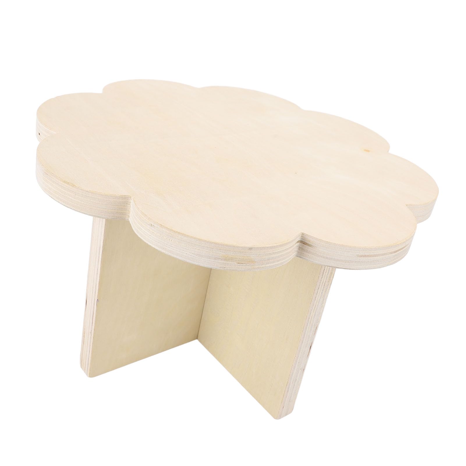 Rengue Tavolo Pieghevole a Forma di Fiore in Legno Massello Tavolo da Picnic da Campeggio Compatto e Robusto Dal Design Carino con Facile Installazione per attività All'aperto