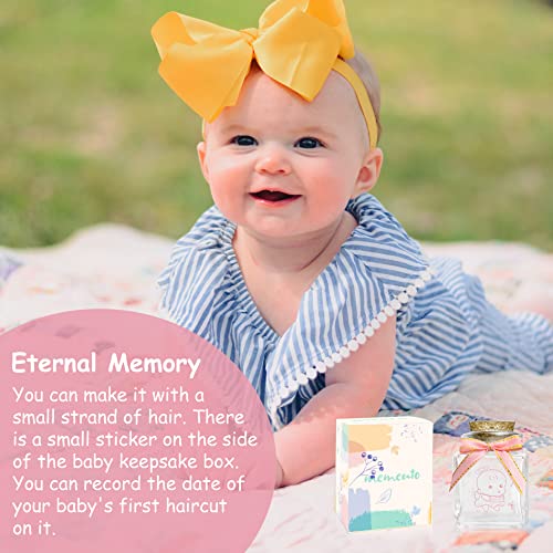 1DFAUL First Haircut Keepsake, Baby First Curl Keepsake Box for Memory