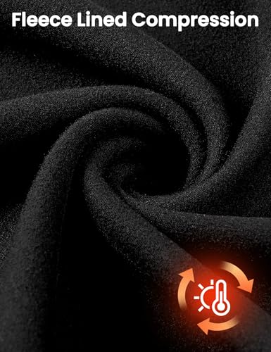 Auranso Boys Compression Long Sleeve Shirt Kids Fleece Thermal Shirts Football Sports Quick Dry Undershirts2