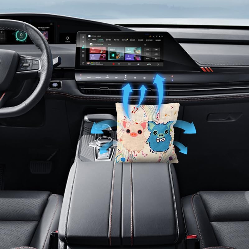 Miniatura 4 de Bolsa purificadora de aire de carbón de bambú activada natural para el hogar, desodorante y eliminador de humedad. Bolsa purificadora para armario,