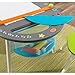 KidKraft Wooden Chalkboard Art Table with 2 Stools, and Paint Cups, Children's Furniture, Brightly Colored