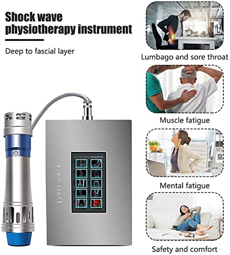 Instrumento de fisioterapia por ondas de choque profesional para alivio del dolor muscular adecuado para tratar dolores corporales y proteger la salud. miniatura 3