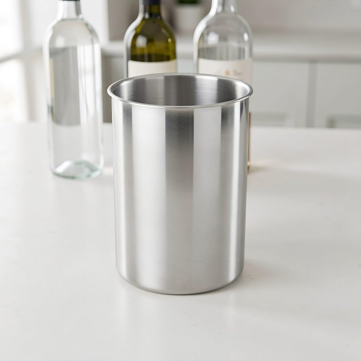 Toyvian 3 Pezzi Acciaio Inox 410 Secchiello Vino, Refrigeratore Portatile