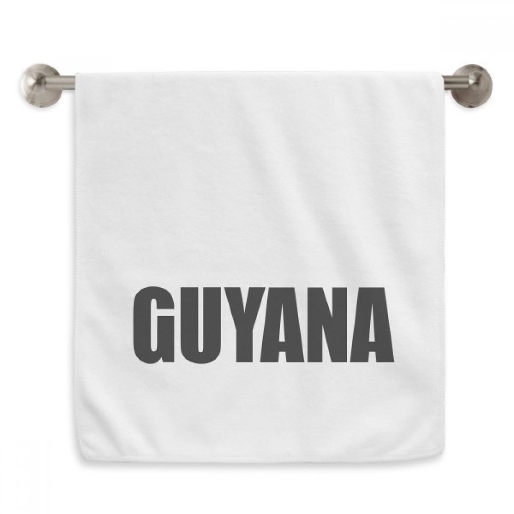 Serviettes débarbouillettes Guyane pays nom noir diadème 13x29 pouces