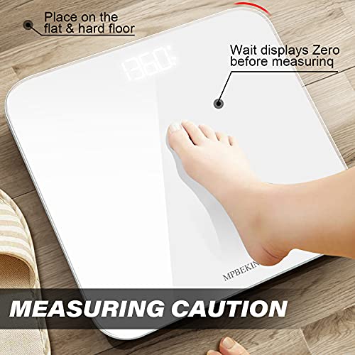 Mpbeking H0-E67J-IJK4 Scale For Body Weight, High Accuracy Bathroom Digital Scales, Bluetooth Weighing Scale thumb #2