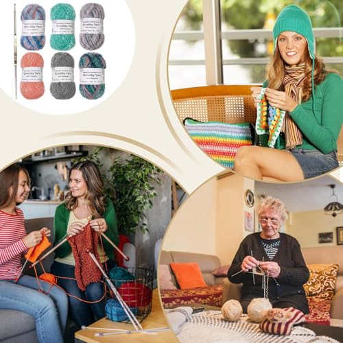 Yarn for Scrubby - Crochet Yarn Scrubby Assortment Dish Cloth Yarn | This edible cloth material features a highly reliable agent polyester yarn exquisite crochet yarn, bath towel, rag - Image 3