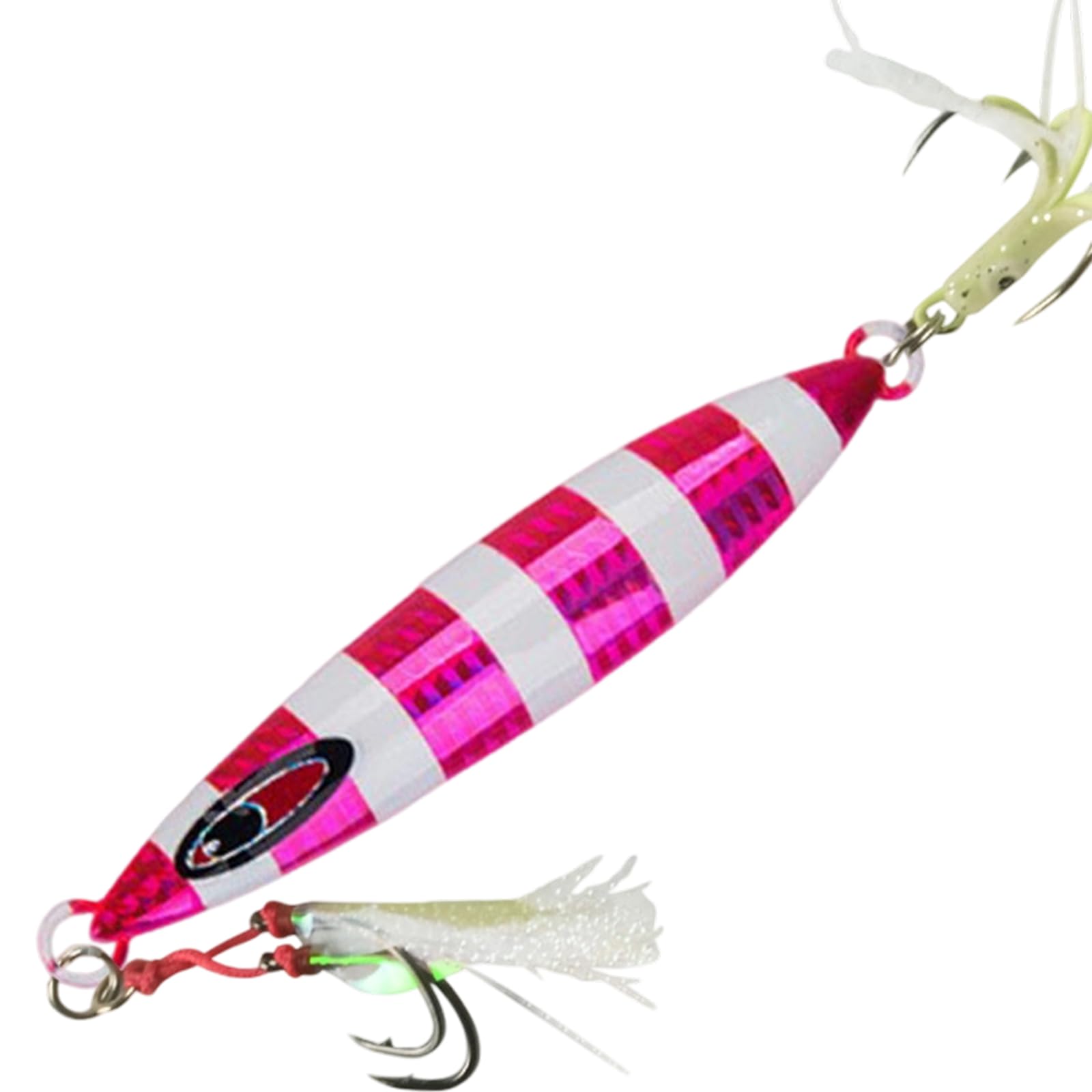 Tsophreniq Luminously Fishing Baits Artificial Lures Long Casting Jigging Spoon Swimbait Jigging Hook Spinner Luminously Artificial