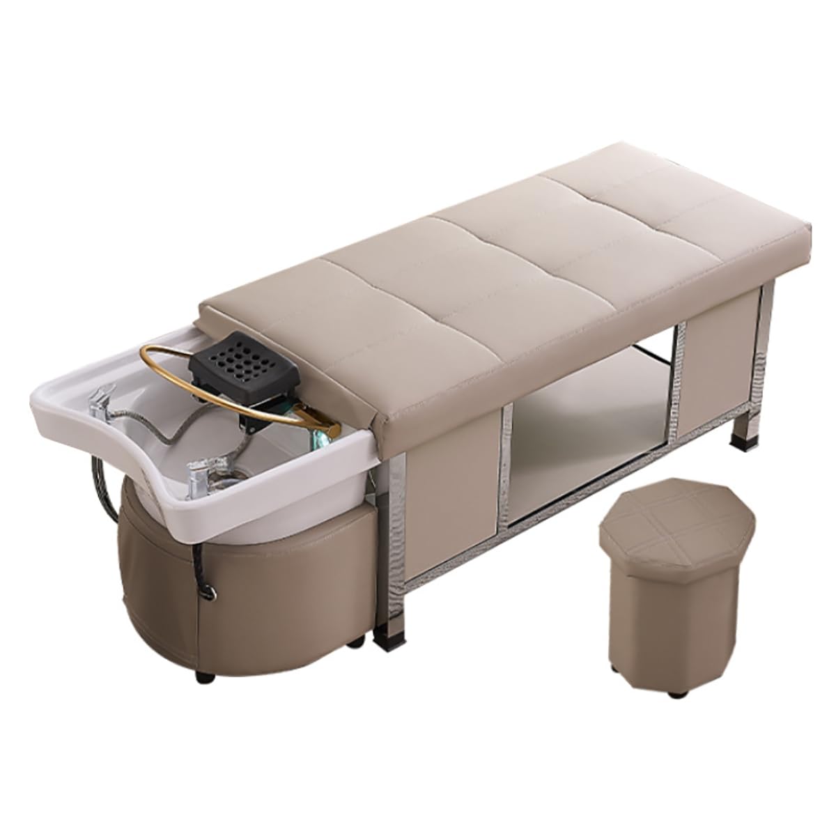 Commercial Hydrotherapy Massage Bed for Barber Beauty Salon Water Spa Shampoo Bed
